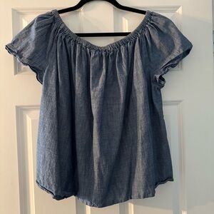 Gap- Chambray Blouse- M